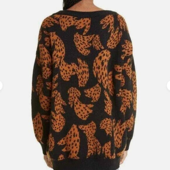 Farm Rio Black Bananica Sweater - Size Medium - Picture 3 of 5